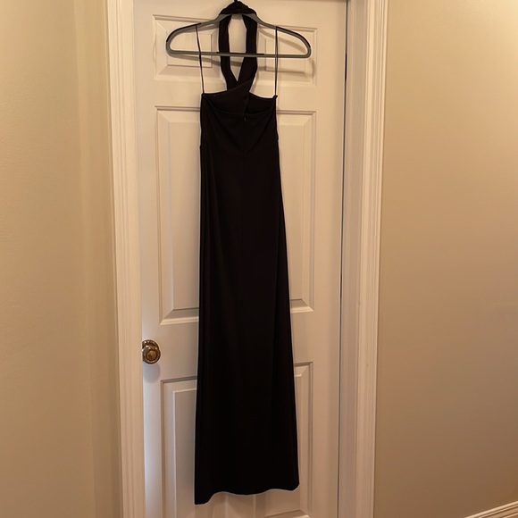 BEAUTIFUL BLACK AMANDA UPRICHARD SIZE SMALL BLACK GOWN - Picture 7 of 8